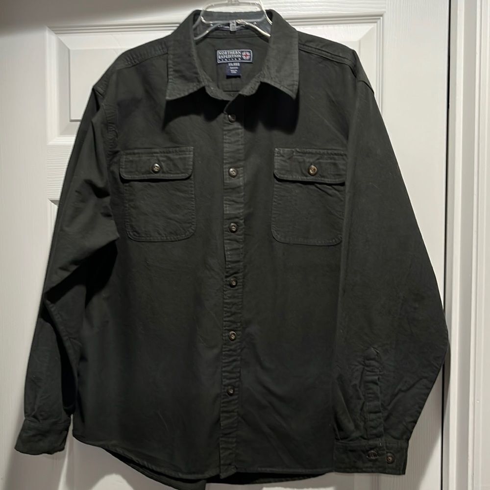 Northern Expedition Limited Cotton Chamois Dark Green Size XXL.